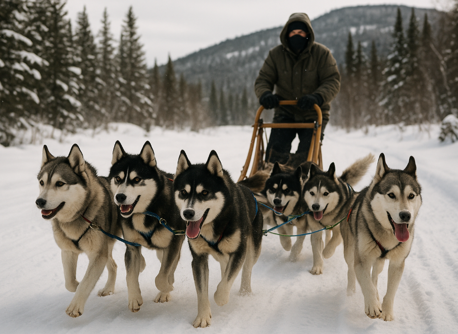Expédition Wolf: Experience the Adventure of Dog Sledding Near La Macaza